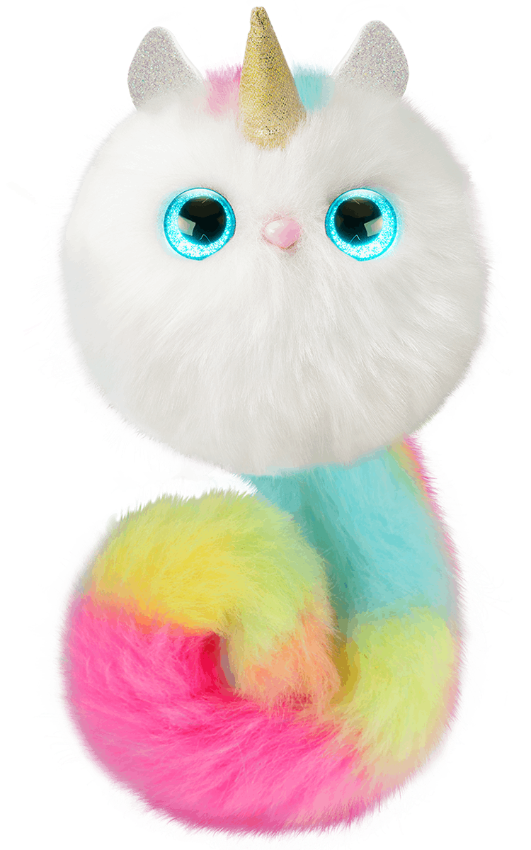 pomsies luna the unicorn plush interactive toys